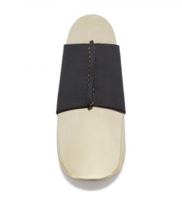 Brass Shoehorn Black Leather