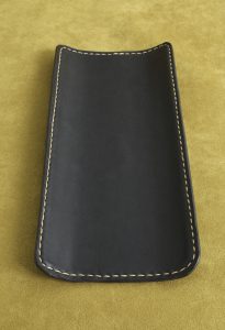 desk tray black leather