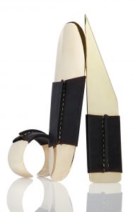 Black line, Brass Cuff, Shoehorn, Letter Opener