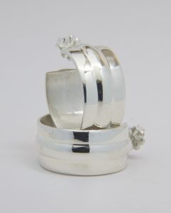 Cast Sterling earrings