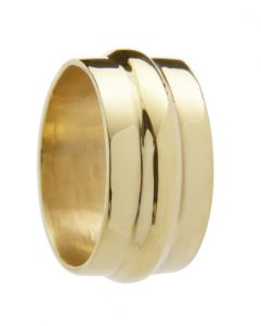 Sterling cast ring with Yellow Gold Vermeil