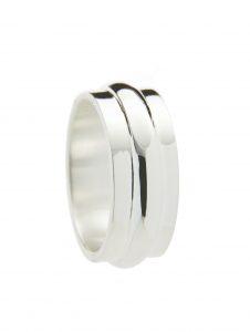 Hand soldered Tiffany Silver Ring